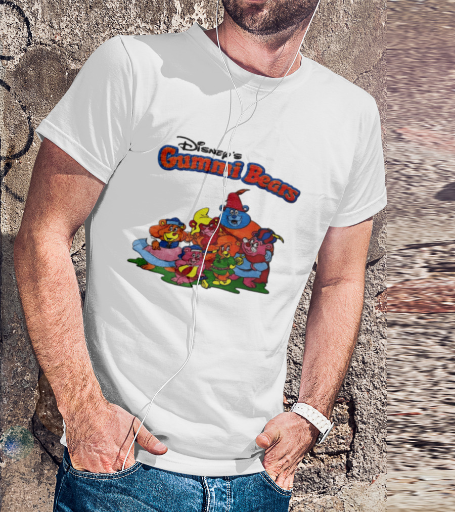 Disney's Gummi Bears 1985 Colorful Group Of Five Characters T-Shirt