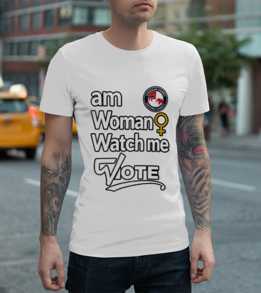 I Am Woman Me Vote Female Empowerment Election T-Shirt