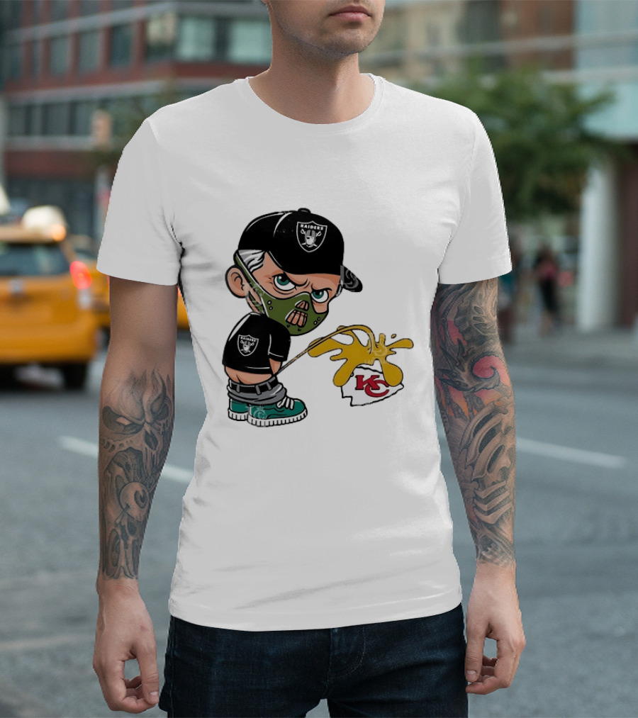 Las Vegas Raiders Fan Prank On Kansas City Chiefs Rivalry T-Shirt