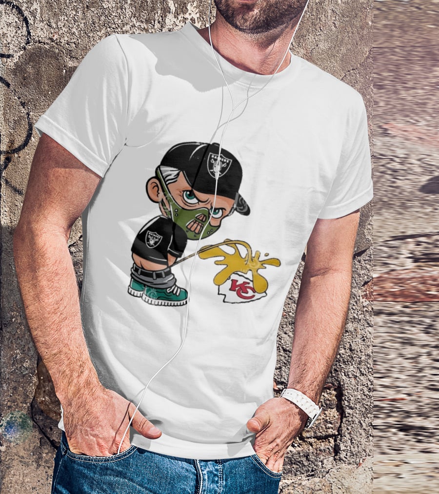 Las Vegas Raiders Fan Prank On Kansas City Chiefs Rivalry T-Shirt