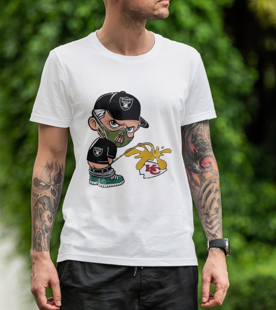 Las Vegas Raiders Fan Prank On Kansas City Chiefs Rivalry T-Shirt