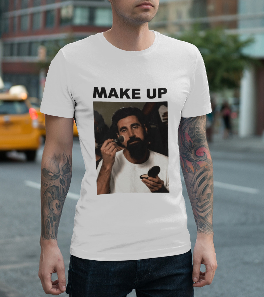 Soad Brazil Makeup Celebrity Face Applying Powder T-Shirt