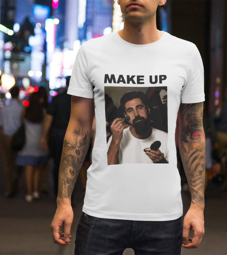 Soad Brazil Makeup Celebrity Face Applying Powder T-Shirt