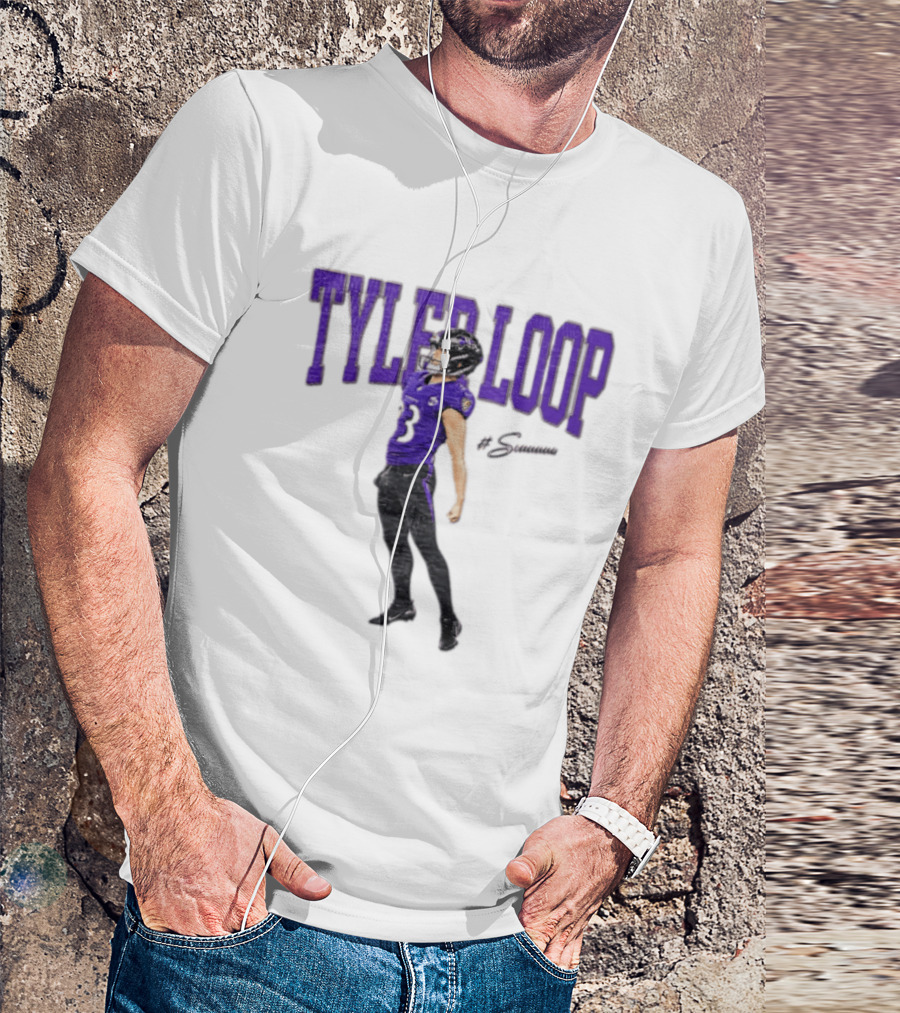 Tyler Loop Siuuuuuu Football The Ravens Player Celebration T-Shirt