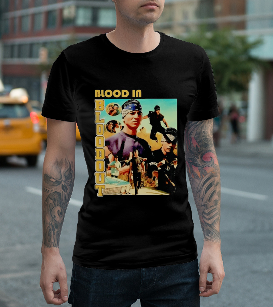 Blood In Blood Out 90s Cult Classic Movie T-Shirt