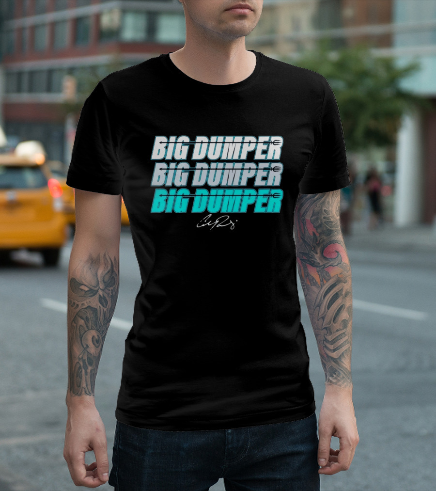 Cal Raleigh Big Dumper Seattle Mariners Baseball Signature T-Shirt