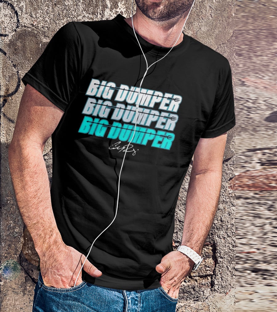 Cal Raleigh Big Dumper Seattle Mariners Baseball Signature T-Shirt