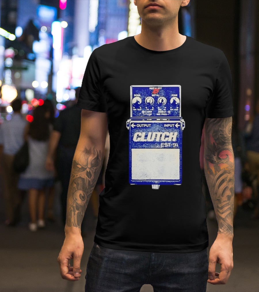 Boss Metal Zone Clutch Est 91 Rock Music Pedal T-Shirt
