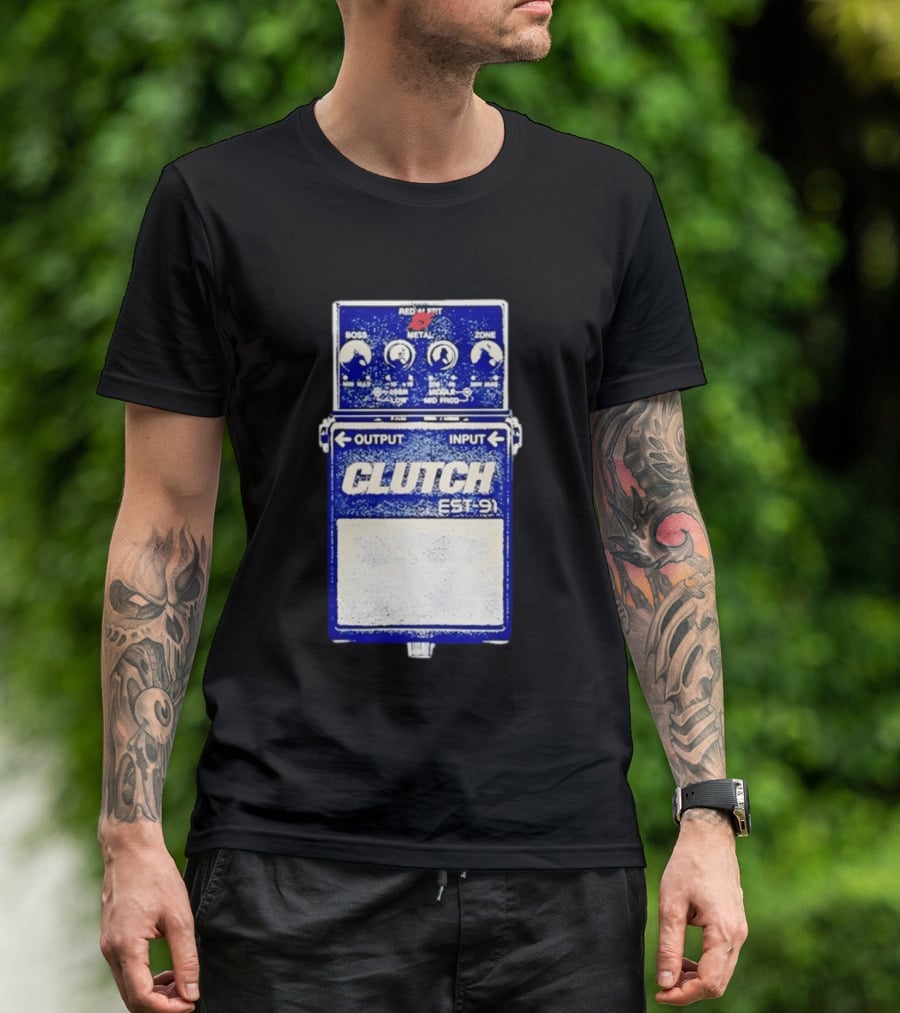 Boss Metal Zone Clutch Est 91 Rock Music Pedal T-Shirt