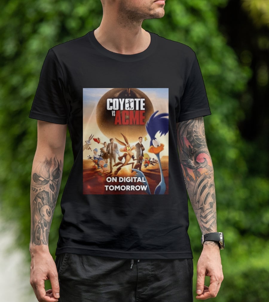 Coyote Vs Acme Digital Release Featuring Iconic Looney Tunes Characters T-Shirt
