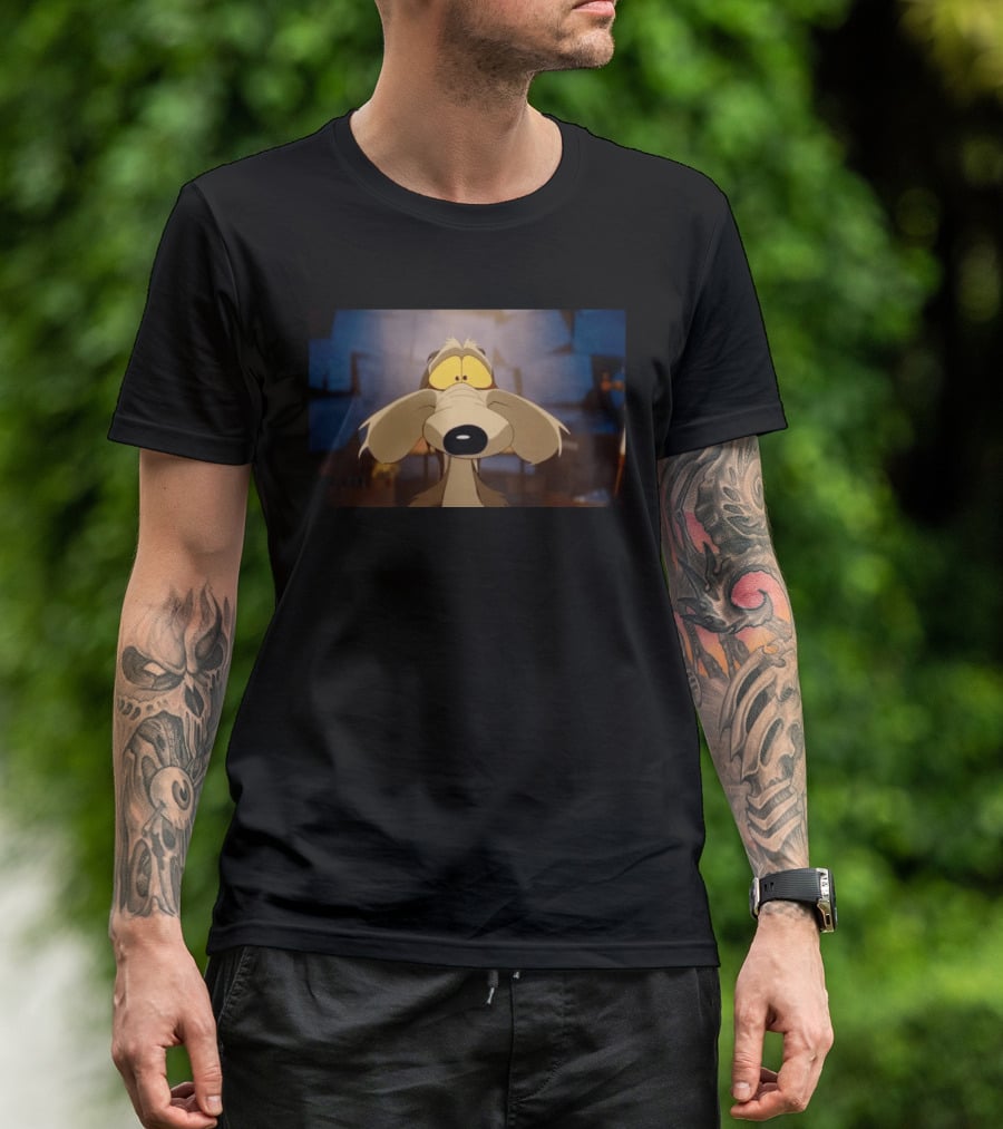 Coyote Vs Acme Release On Digital Tomorrow Animated Character Image T-Shirt