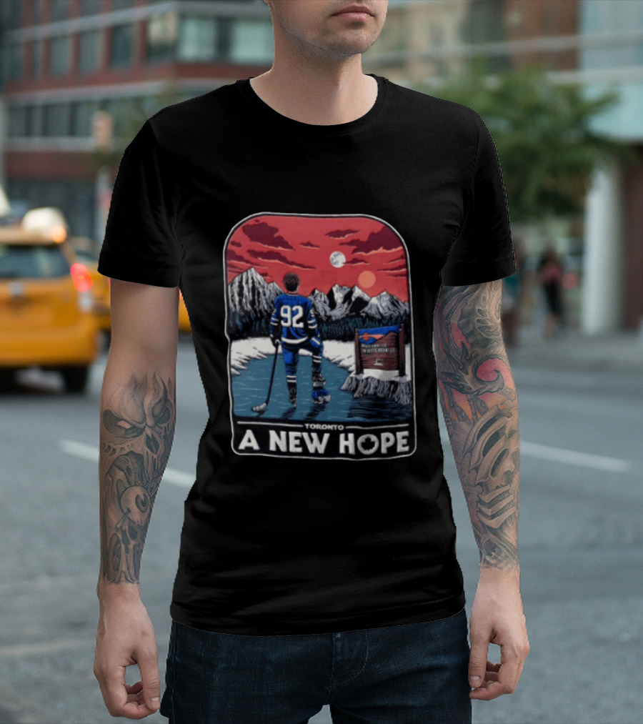 Toronto A New Hope 92 NHL Hockey Sunset Mountain Scene T-Shirt