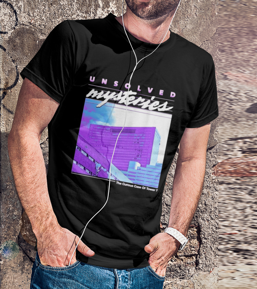 Unsolved Mysteries The Curious Case Of Tower 7 Retro Building T-Shirt