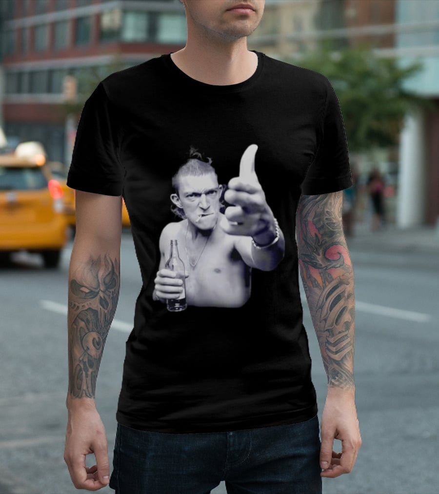 Vincent Cassel Vinz La Haine Iconic Movie Scene T-Shirt