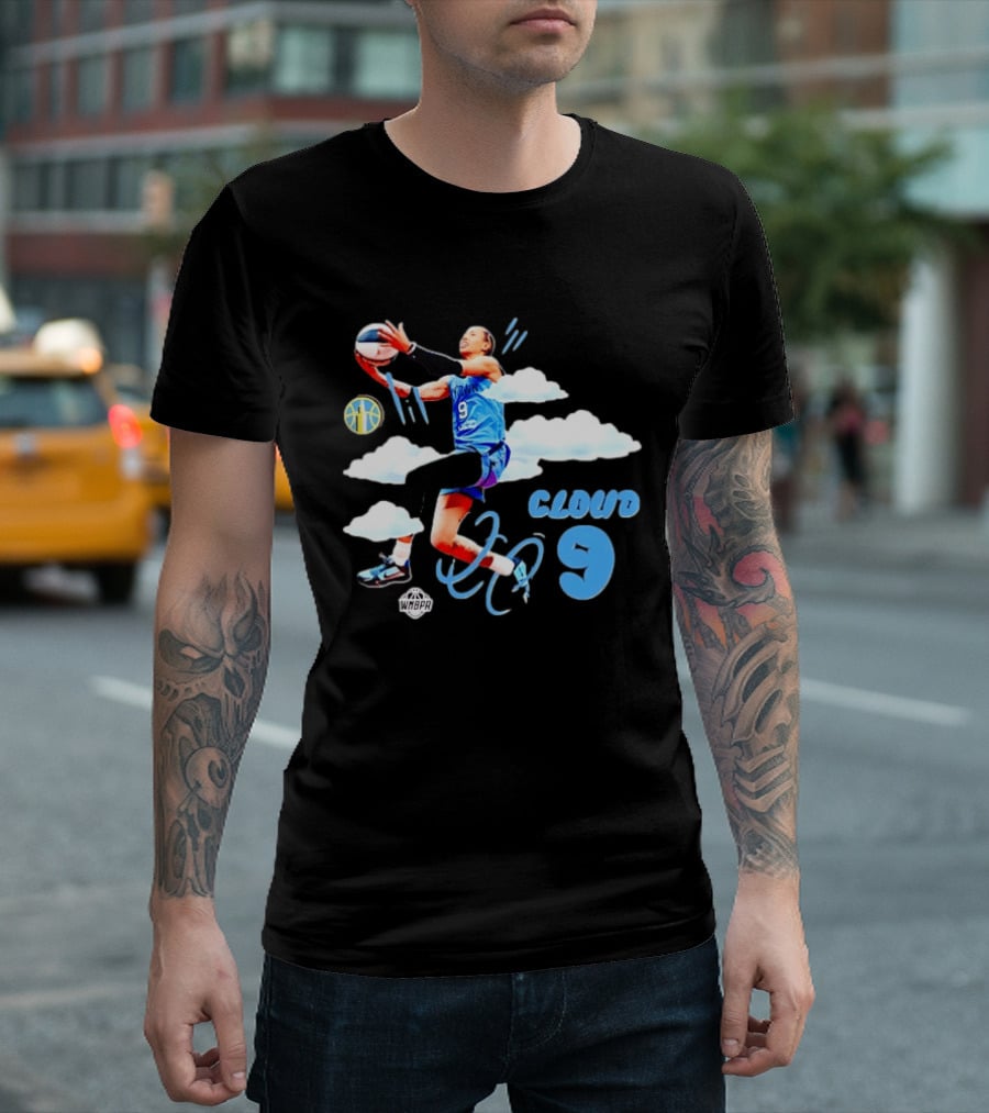 Natasha Cloud 9 Chicago Sky WNBA Basketball T-Shirt