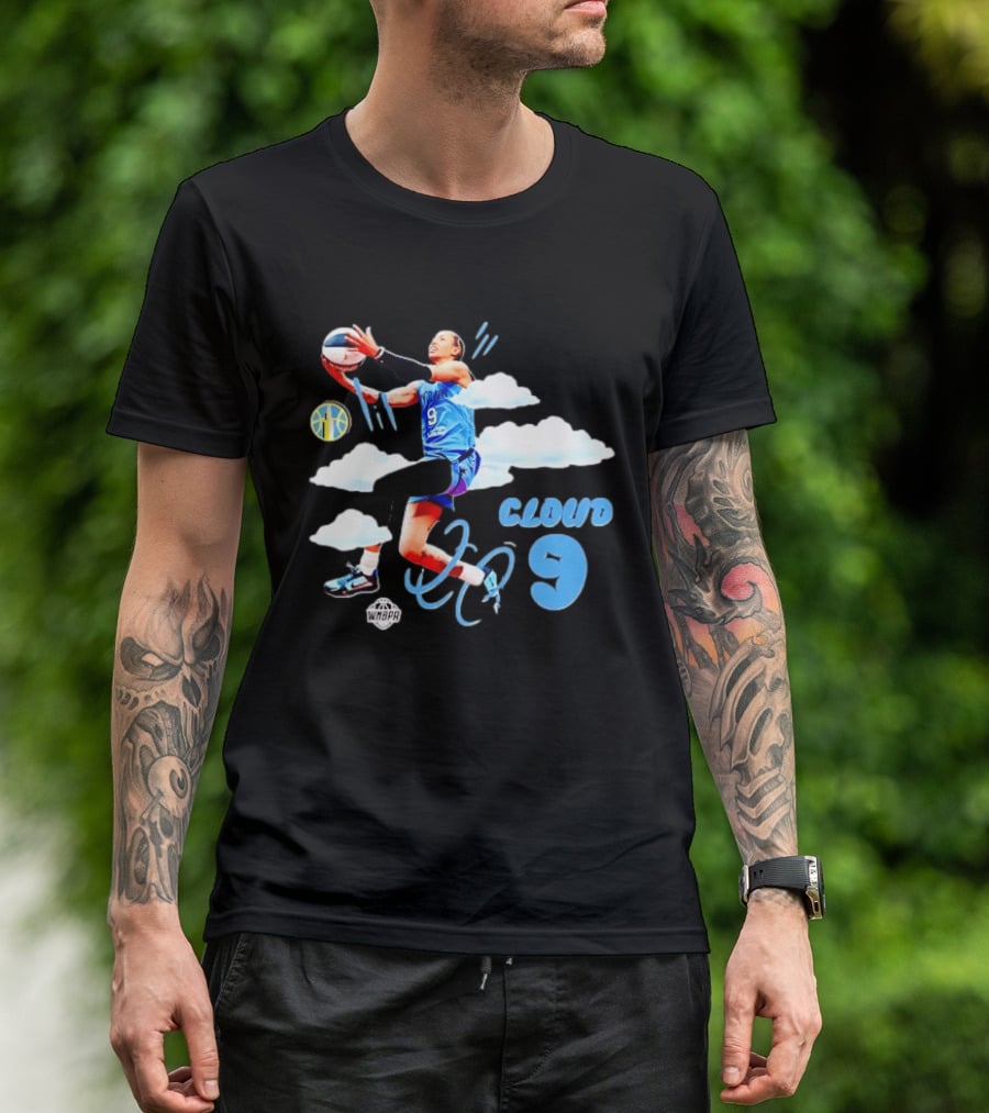 Natasha Cloud 9 Chicago Sky WNBA Basketball T-Shirt