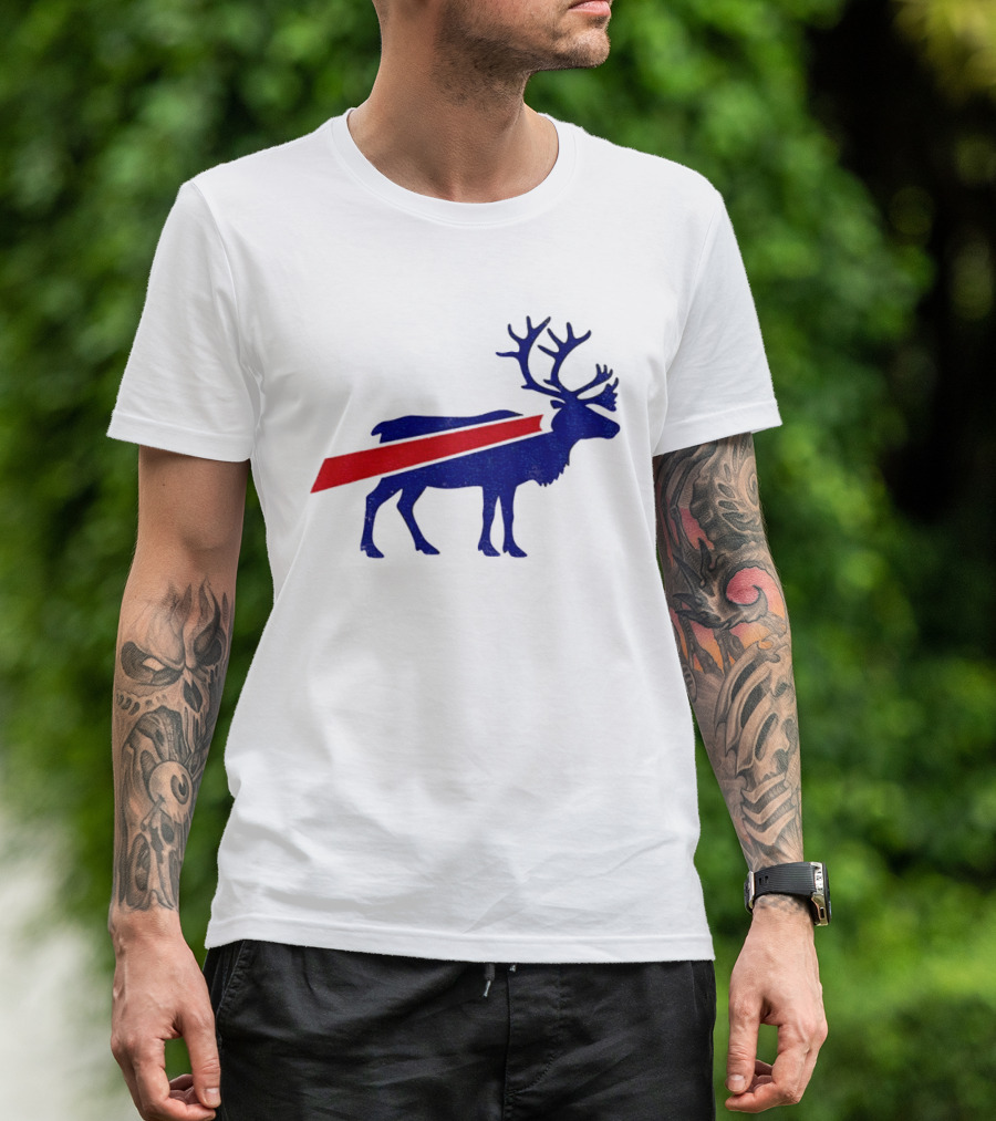 Buffalo Bills Reindeer Christmas Edition T-Shirt