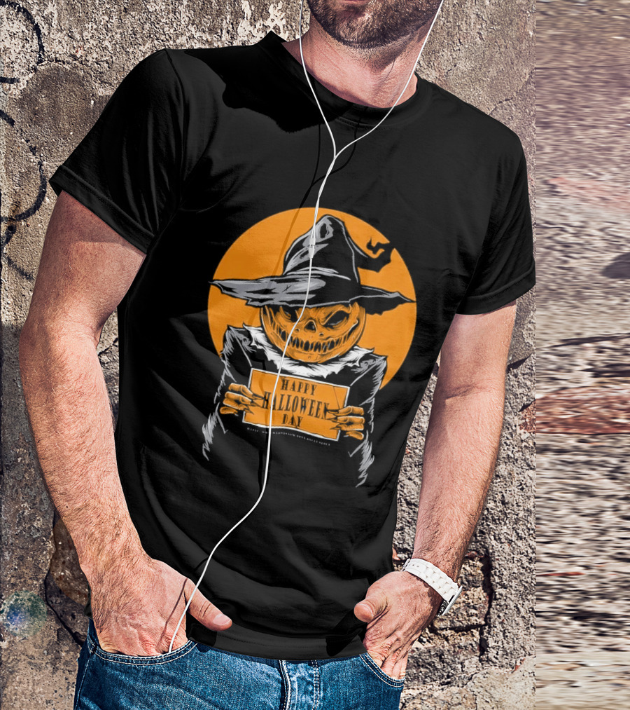 Halloween Pumpkin Witch Vintage Horror Comic Book T-Shirt