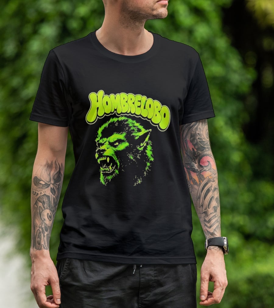 Hombrelobo Werewolf Neon Green Horror T-Shirt