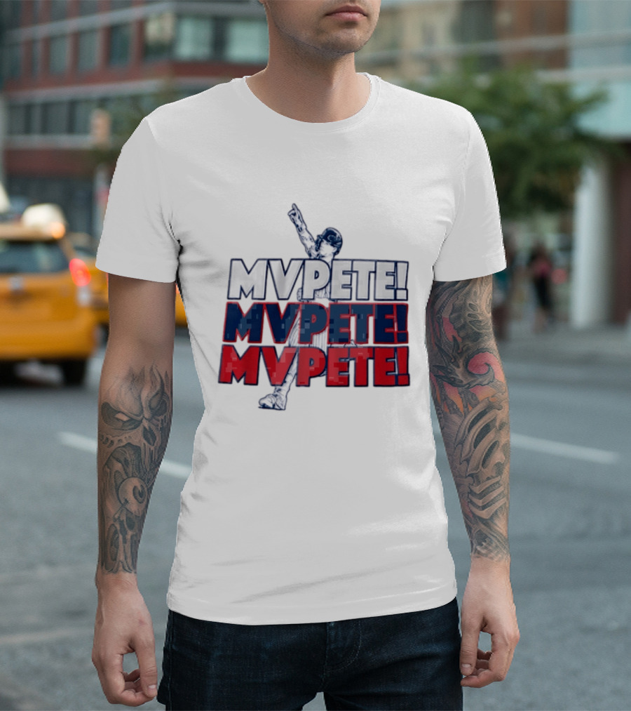 Pete Alonso New York Mets MLB Mvpete The Players Baseball T-Shirt