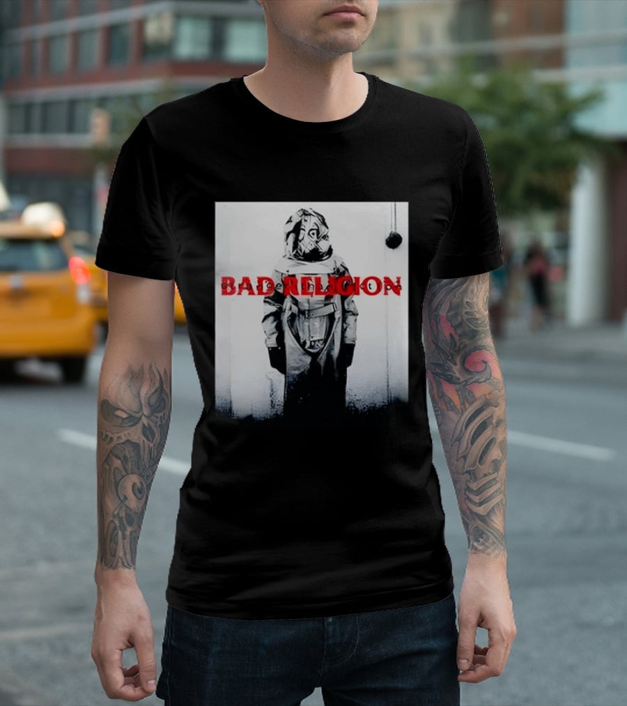 Bad Religion Stranger Than Fiction Punk Rock Hazmat Suit T-Shirt