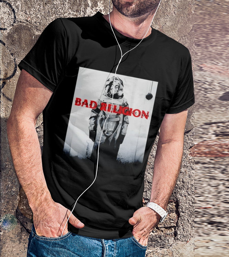 Bad Religion Stranger Than Fiction Punk Rock Hazmat Suit T-Shirt