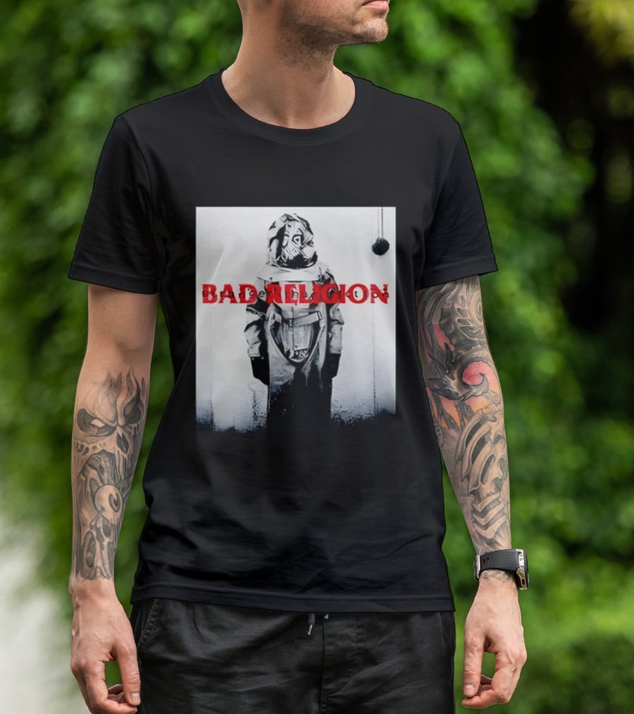 Bad Religion Stranger Than Fiction Punk Rock Hazmat Suit T-Shirt