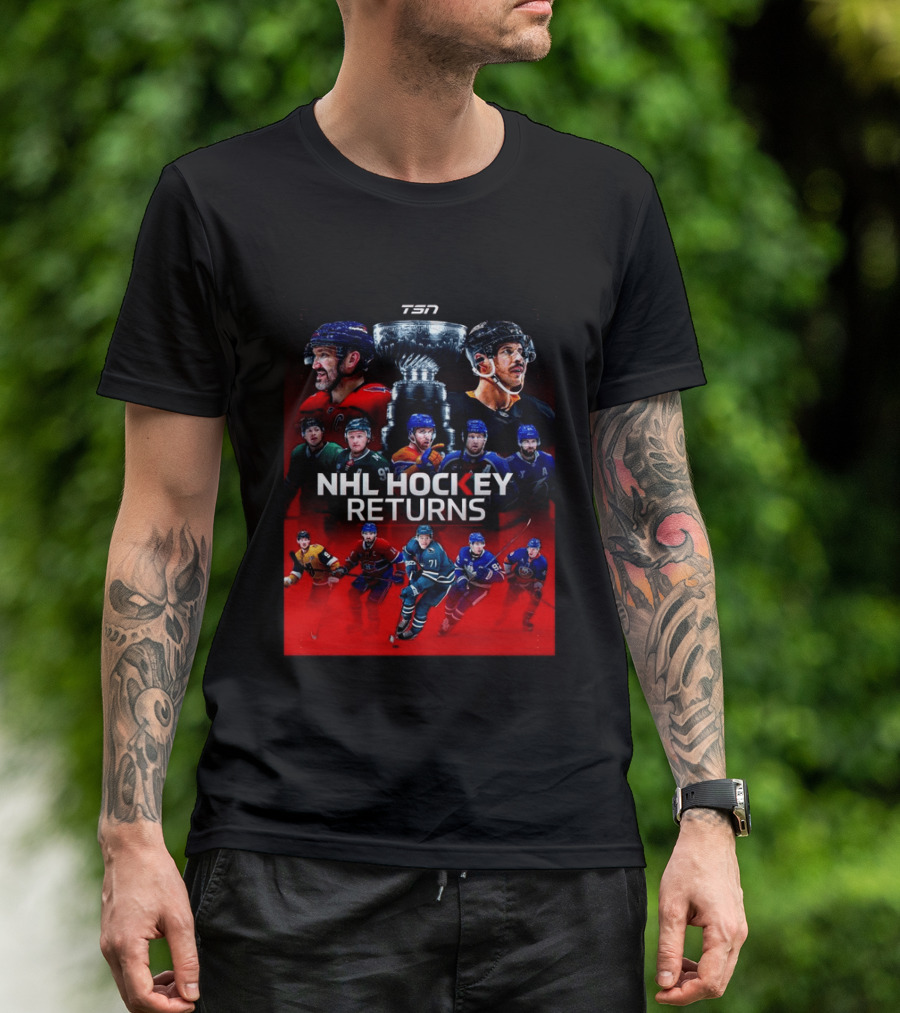 TSN NHL Hockey Returns 2026 2027 Featuring Star Players And Stanley Cup T-Shirt