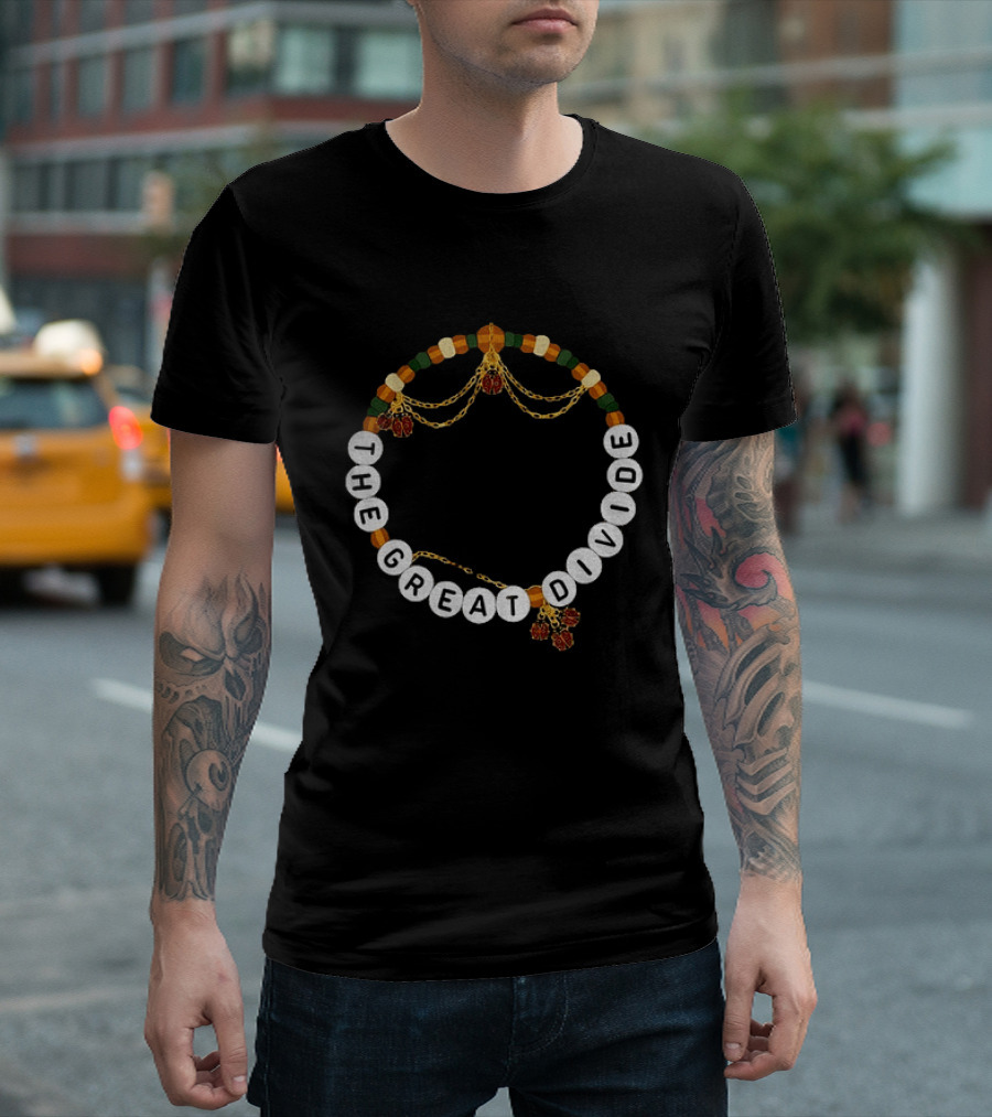 Noah Kahan The Great Divide Bracelet Beaded Chain T-Shirt