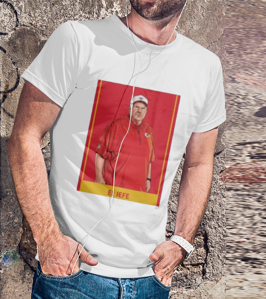 Andy Reid El Jefe Kansas City Chiefs Coach Red Chiefs T-Shirt