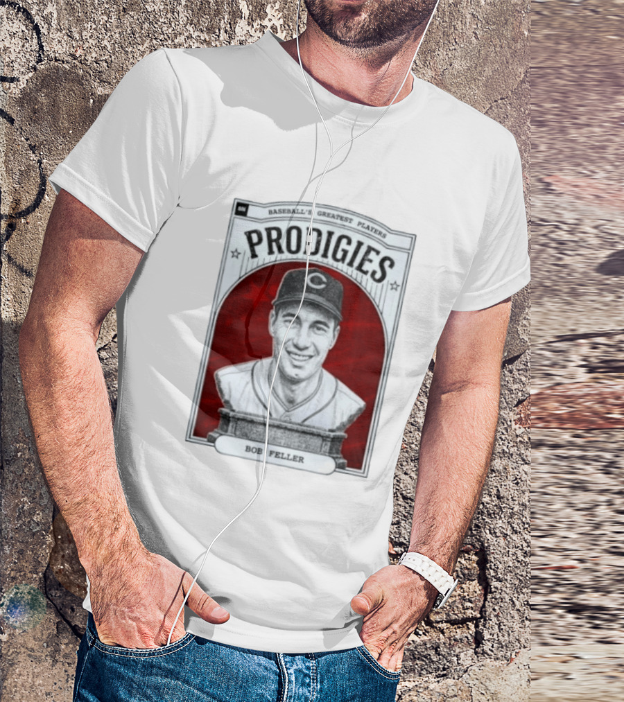 Baseball's Greatest Players Prodigies Bob Feller T-Shirt
