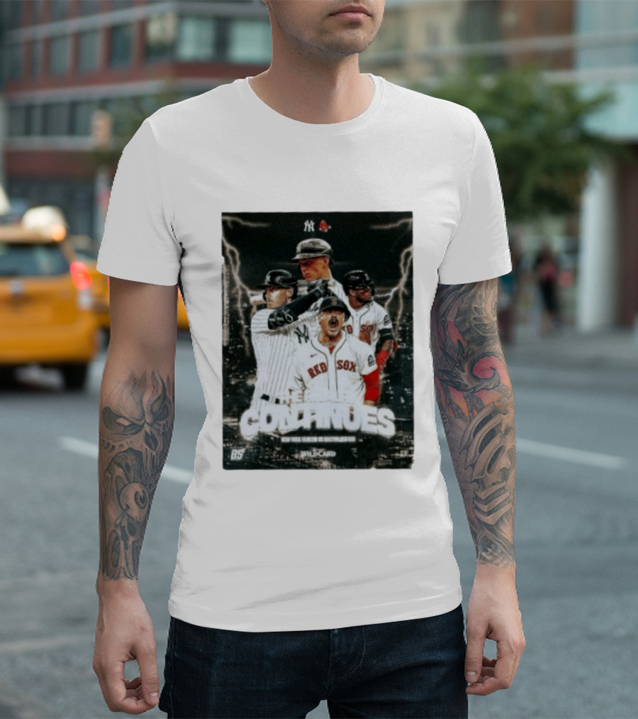 Boston Red Sox Vs New York Yankees 2026 Wildcard Rivalry Continues T-Shirt