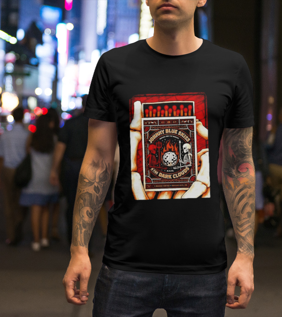 Johnny Blue Skies & The Dark Clouds Mutiny For The Masses Mobile Center Kansas City Sept 26 2026 T-Shirt