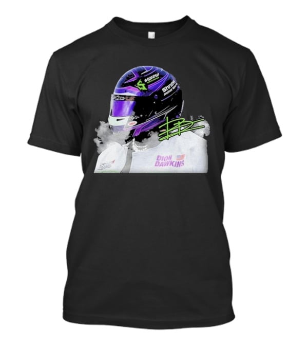 Soul Motorsports Dion Dawkins Racing Helmet Signature T-Shirt