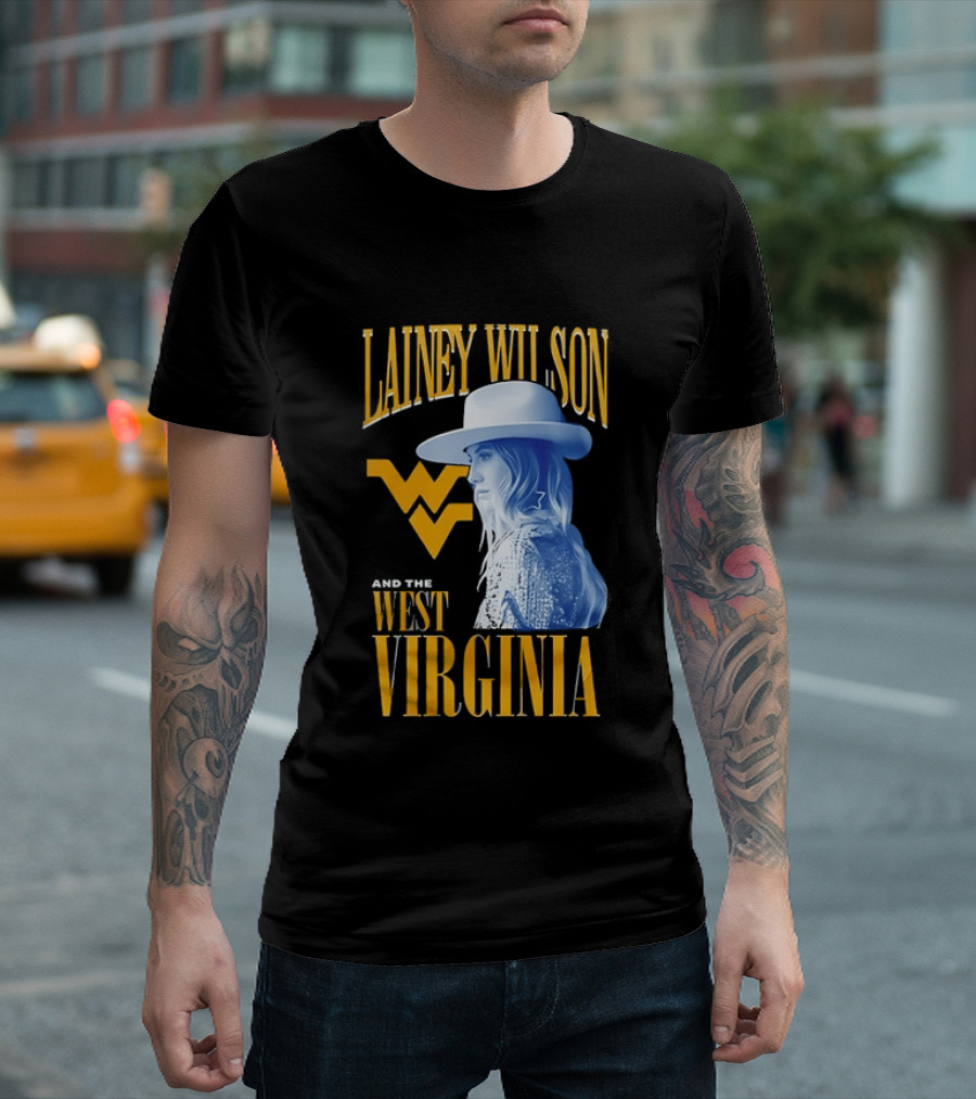 Lainey Wilson West Virginia Mountaineers Fan T-Shirt
