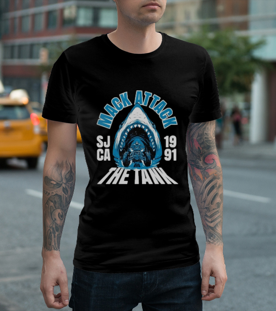 Mack Attack San Jose 1991 The Tank Sharks T-Shirt