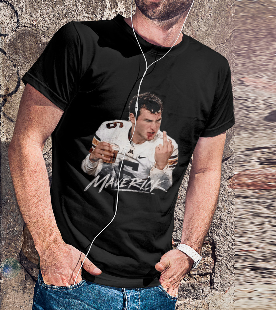Maverick Baranowski Minnesota Golden Gophers Football Gesture T-Shirt