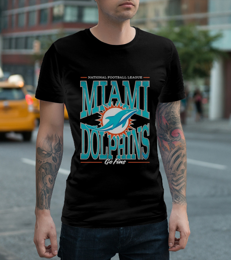 National Football League Miami Dolphins Go Fins T-Shirt