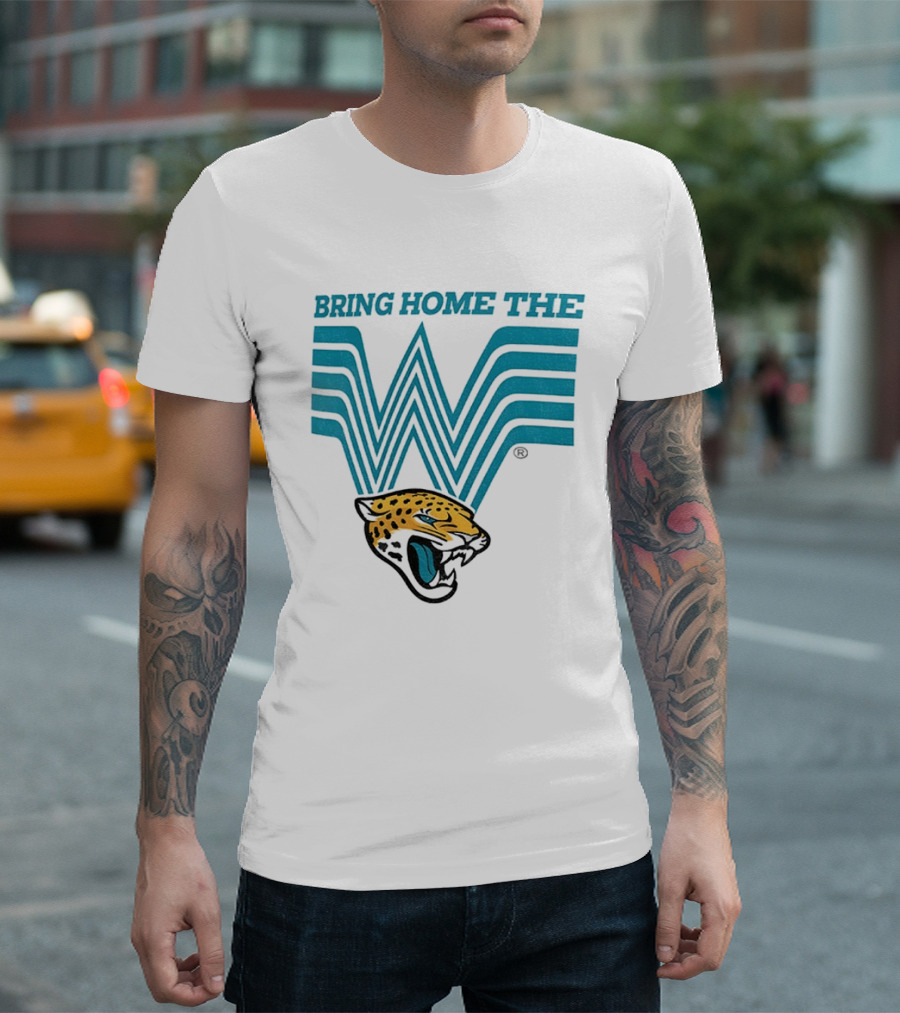 Bring Home The W Jaguars Win Free Whataburger T-Shirt