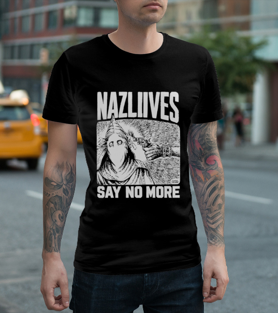 Nazliives Say No More Mysterious Eyeless Figure T-Shirt