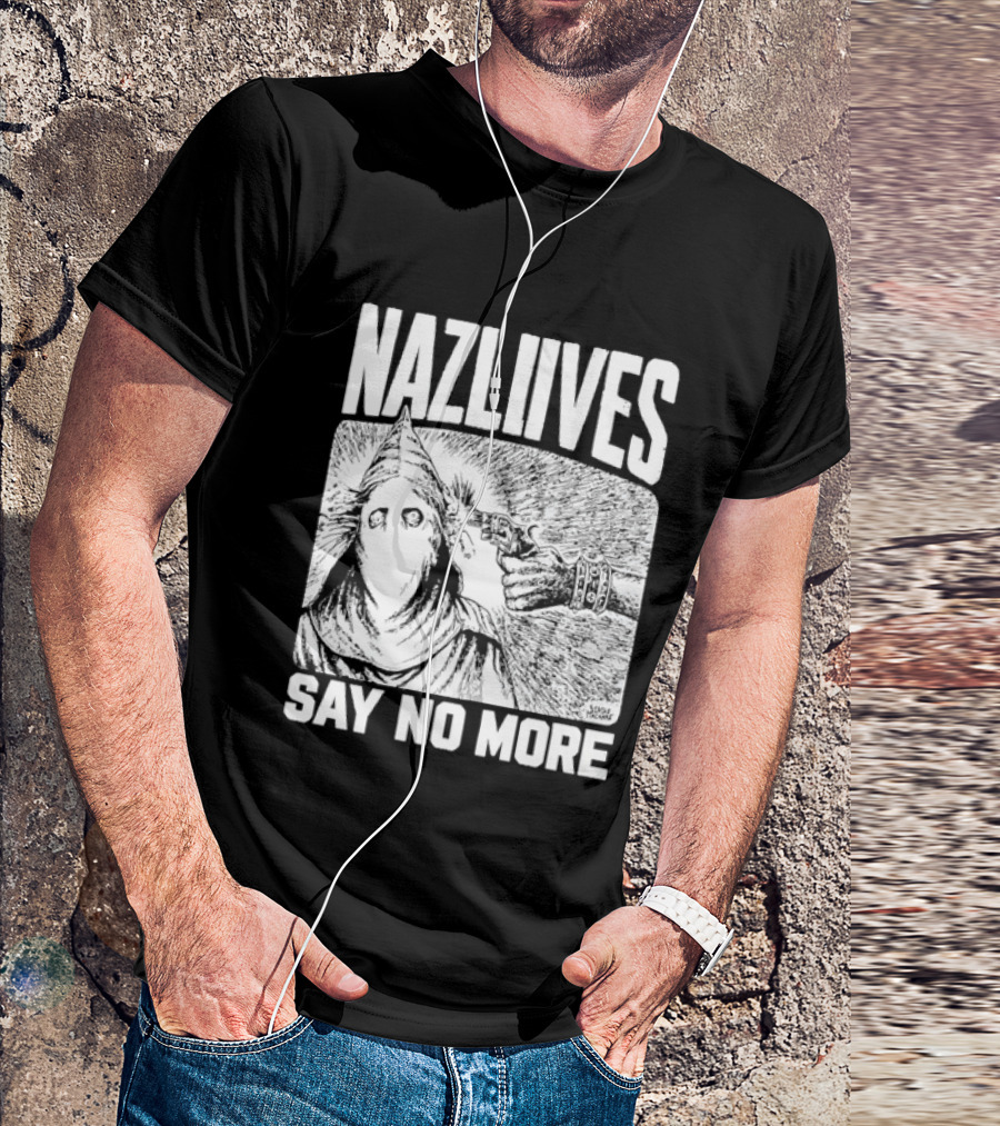 Nazliives Say No More Mysterious Eyeless Figure T-Shirt