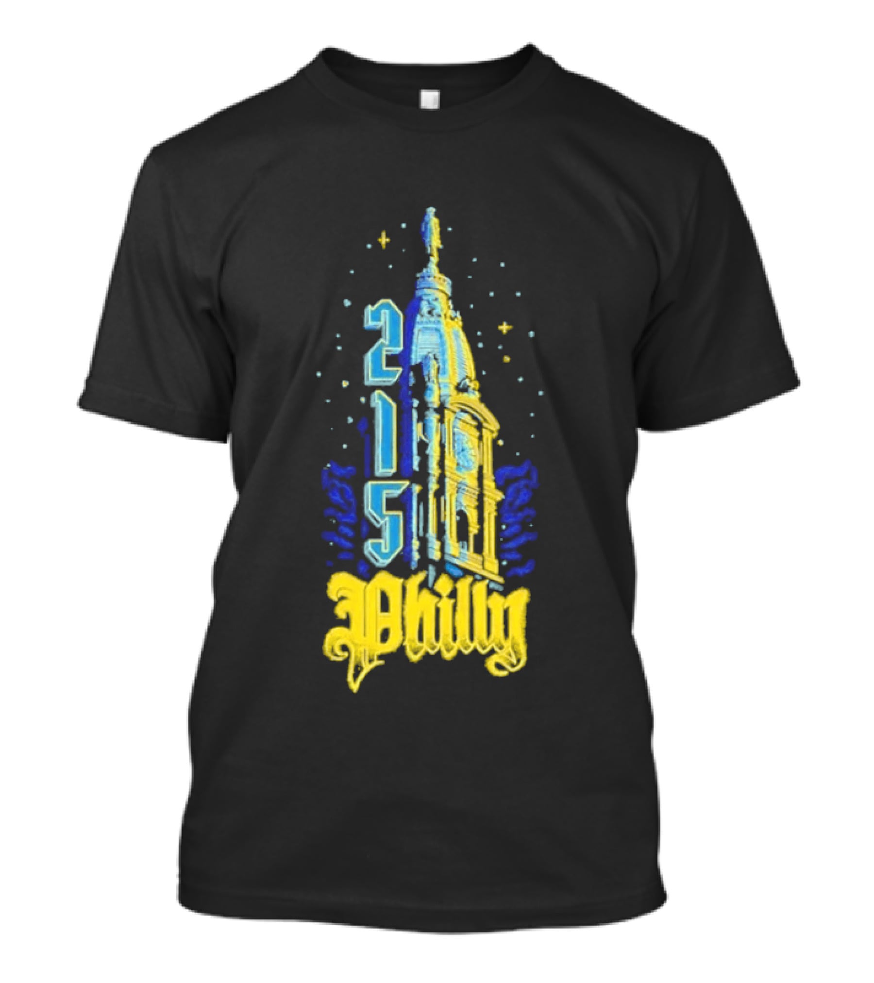 Philly 215 Philadelphia City Connect William Penn Tower T-Shirt
