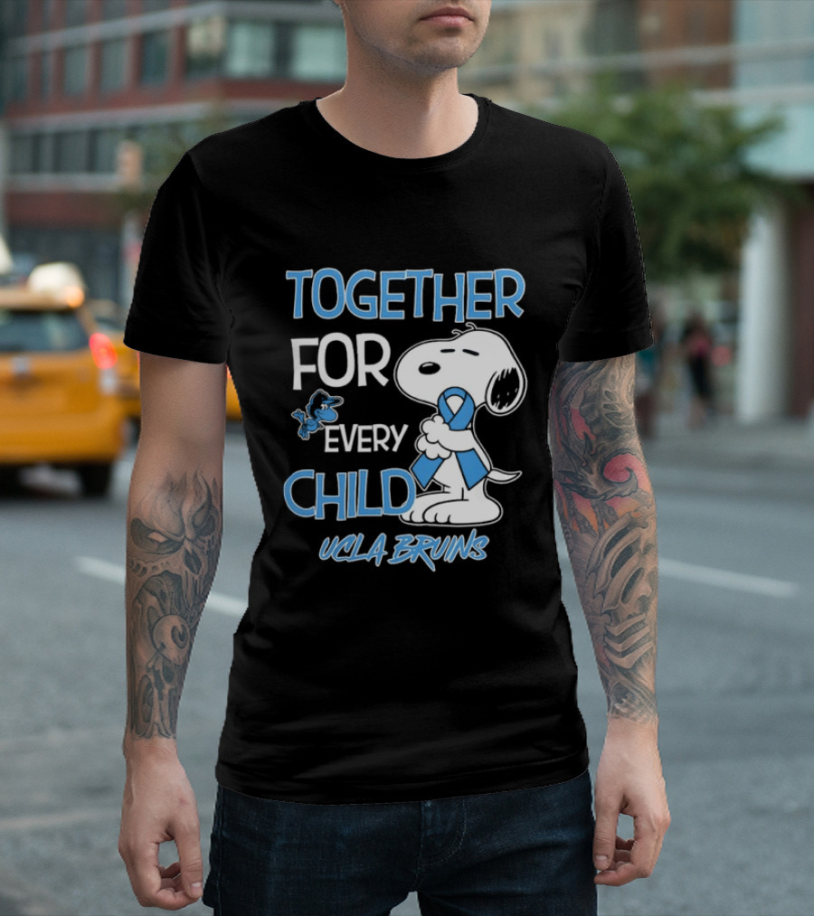 TOGETHER FOR EVERY CHILD Snoopy UCLA Bruins T-Shirt