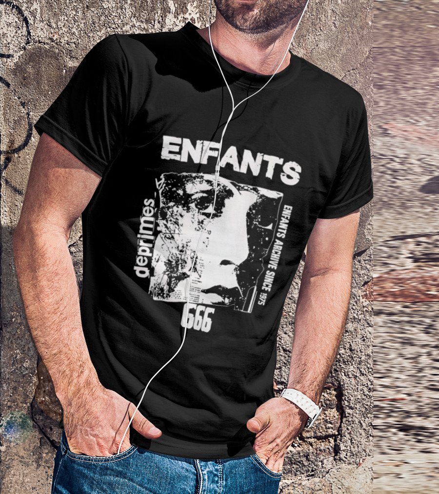Enfants Deprimes Archive Since 1975 Face 666 T-Shirt