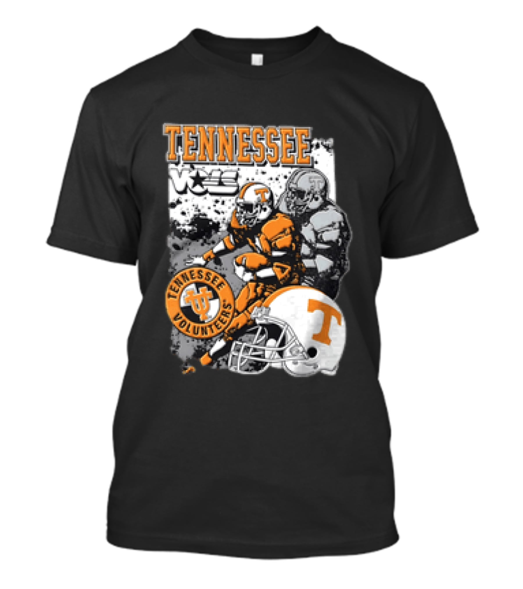Tennessee Volunteers Football Helmet NCAA Team Players And Stars T-Shirt