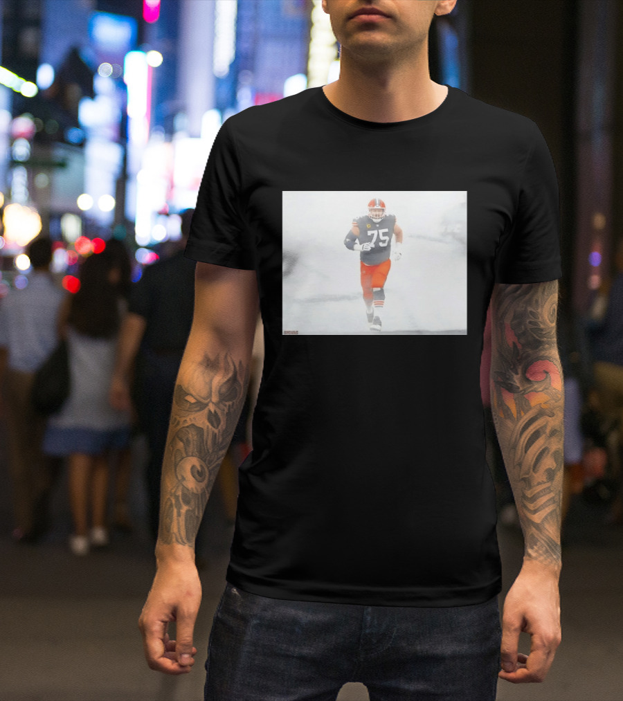 Joel Bitonio Cleveland Browns Number 75 Football Legends T-Shirt