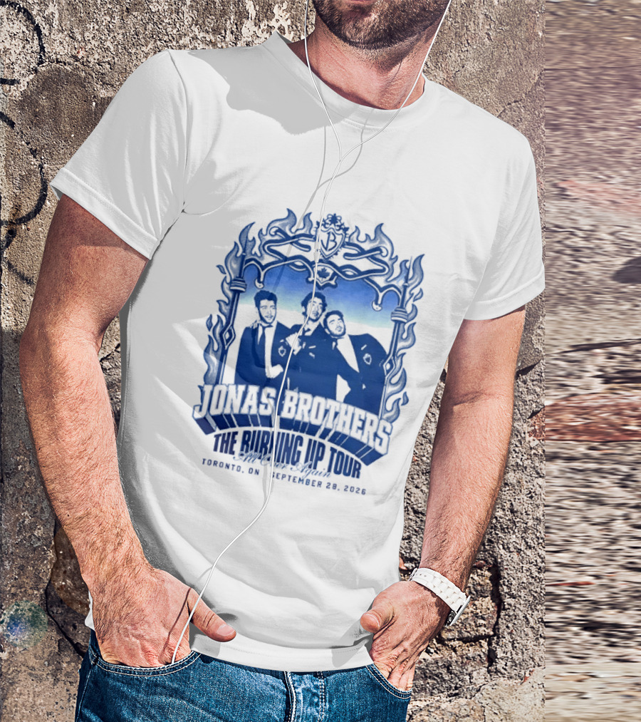 Jonas Brothers The Burning Up Tour All Over Again Toronto September 28 2026 T-Shirt