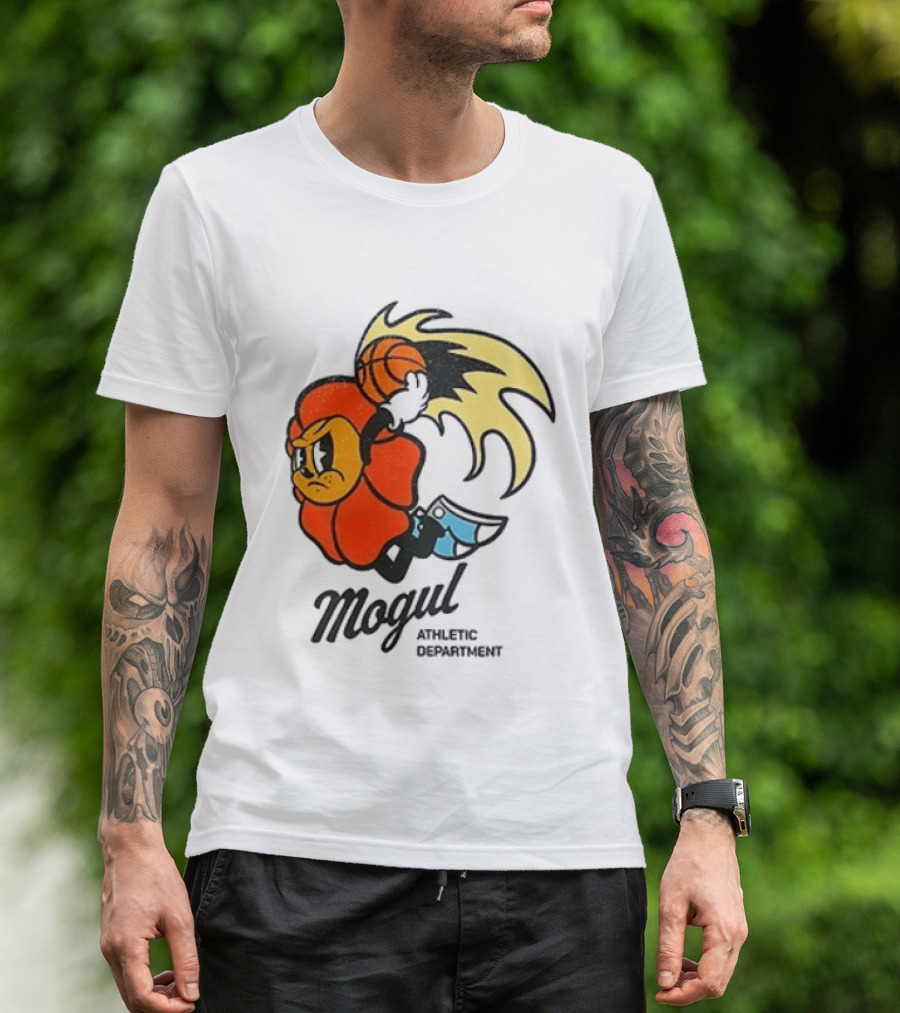 Mogul Athletic Department Dunking Character Basketball T-Shirt