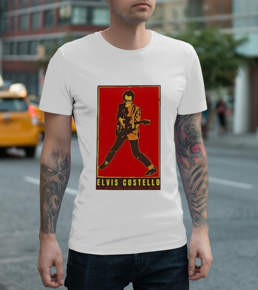 Elvis Costello And The Im S With Charlie Sexton Vintage Music T-Shirt