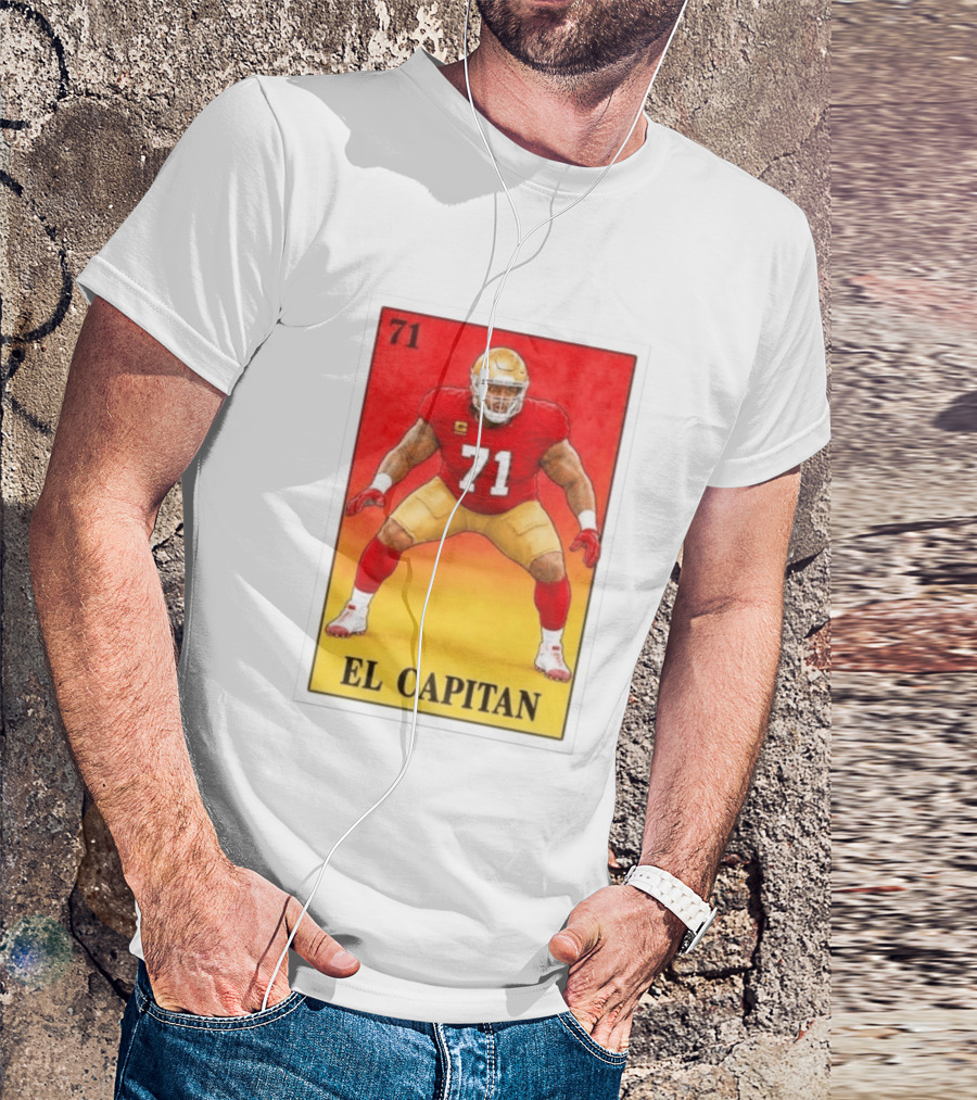 San Francisco 49ers 71 El Capitan Loteria Card NFL Football T-Shirt